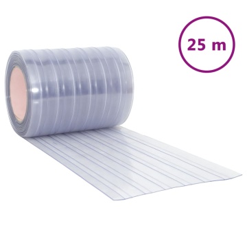 Perdea pentru ușă, transparent, 300 mmx2,6 mm 25 m, PVC - Img 2