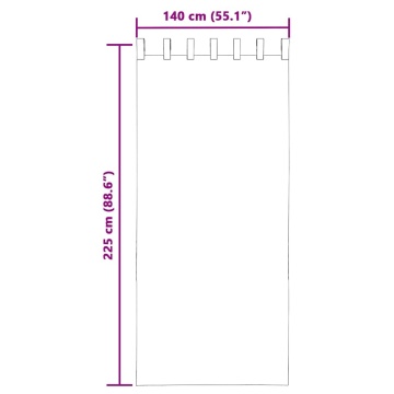 Perdele din voile cu tablă 2 buc crem - Img 7
