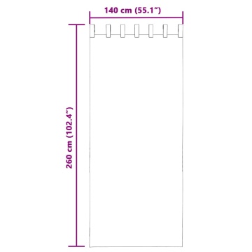 Perdele din voile cu tablă 2 buc crem - Img 7