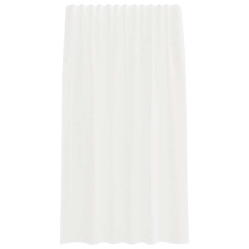Perdele Voile cu Bucle 2 buc Alb 140x175 cm - Img 4