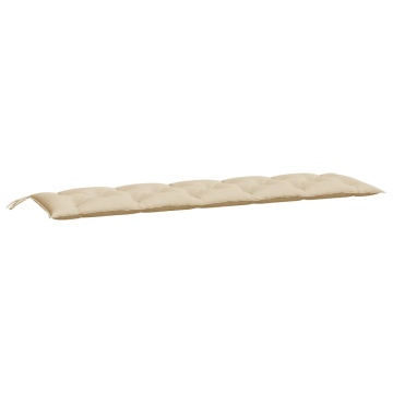 Pernă bancă de grădină, bej, 180x50x7 cm, material oxford - Img 2