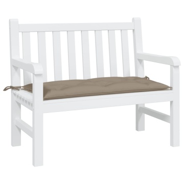 Pernă bancă de grădină, gri taupe, 100x50x7 cm, material oxford - Img 1