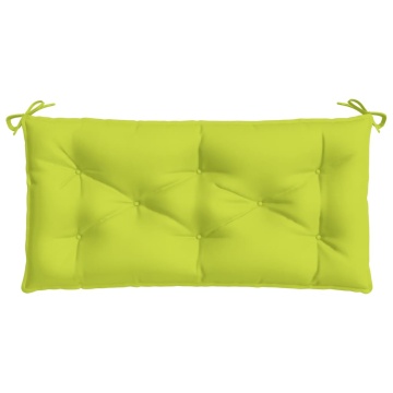 Pernă bancă de grădină verde aprins, 100x50x7 cm, textil oxford - Img 4