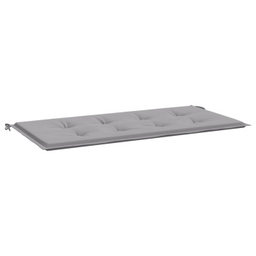 Pernă de bancă de grădină, gri, 100x50x3 cm, textil oxford - Img 2