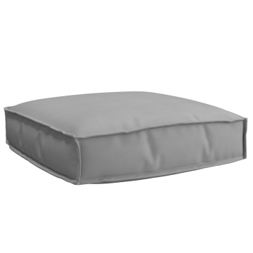 Pernă de Exterior Gri Poliester 60cm x 60cm x 12cm - Img 2