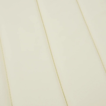 Pernă de șezlong, crem, 200x60x3 cm, textil oxford - Img 5