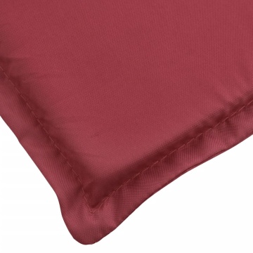 Pernă de șezlong, roșu vin, 186x58x3 cm, textil oxford - Img 4