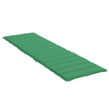 Pernă de șezlong, verde, 200x70x3 cm, textil oxford - Img 4