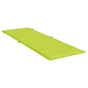 Pernă de șezlong, verde aprins, 186x58x4 cm, textil oxford - Img 4