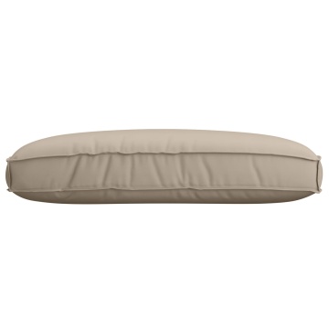 Perna exterioară Gri taupe Poliester 120 x 12 x 80 cm - Img 1