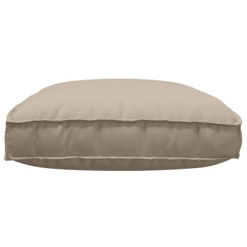 Perna exterioară Gri taupe Poliester 120 x 12 x 80 cm - Img 3