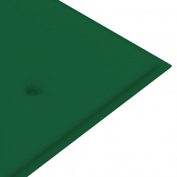Pernă pentru bancă de grădină, verde, 180x50x3 cm - Img 4