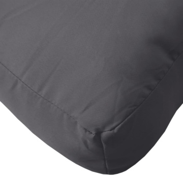 Pernă pentru paleți antracit 60x61,5x10 cm material textil - Img 7