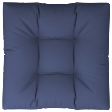 Pernă pentru paleți, bleumarin, 70x70x12 cm, textil - Img 5