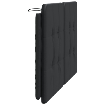 Pernă pentru tăblie pat, negru, 120 cm, piele artificială - Img 8