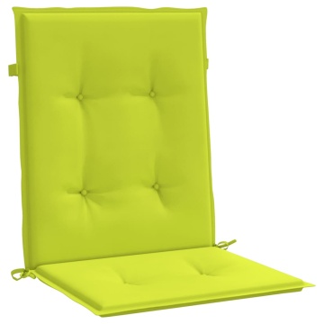 Perne cu spătar mic, 4 buc., verde, 100x50x3 cm, textil oxford - Img 3