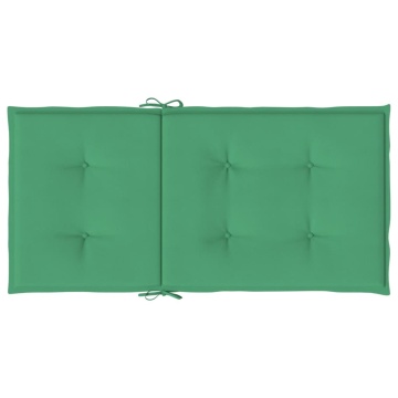Perne cu spătar mic, 4 buc. verde 100x50x3 cm textil oxford - Img 5