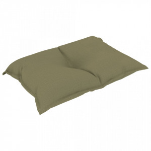Perne de canapea din paleți, 3 buc., bej, material textil - Img 5