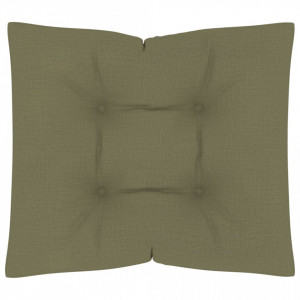 Perne de canapea din paleți, 3 buc., bej, material textil - Img 7