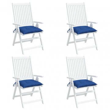 Perne de scaun, 4 buc., albastru, 50x50x7 cm, textil oxford - Img 1