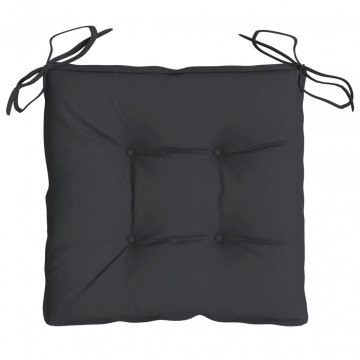 Perne de scaun, 4 buc., negru, 50x50x7 cm, textil oxford - Img 8