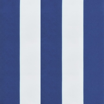 Perne de scaun spătar jos, 4 buc. dungi albastre&albe, textil - Img 7