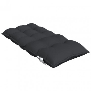 Perne de scaun spătar mic, 4 buc., negru, textil oxford - Img 8