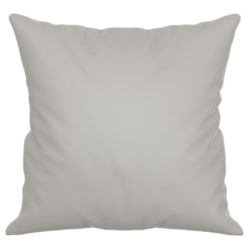 Perne decorative, 2 buc., gri deschis, 40x40 cm, microfibră - Img 4