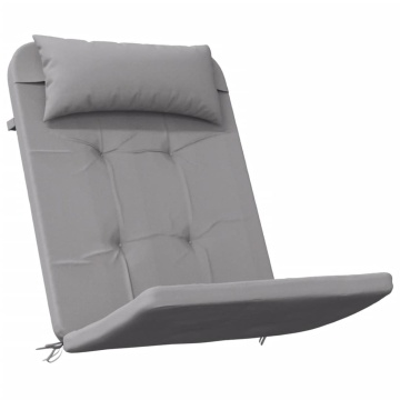 Perne pentru scaun Adirondack, 2 buc, gri, textil oxford - Img 3