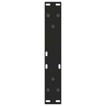 Picioare pentru masă în formă de V 2 buc Negru Oțel - Img 6