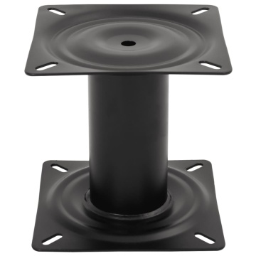 Piedestal pentru scaun de barcă, negru, 18 cm, oțel - Img 2