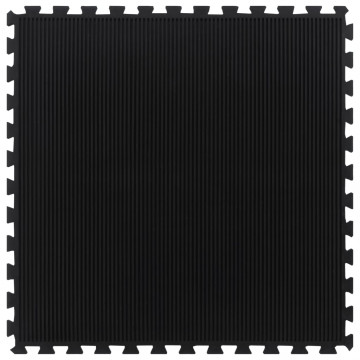 Placă de podea din cauciuc, negru, 12 mm, 100x100 cm - Img 3
