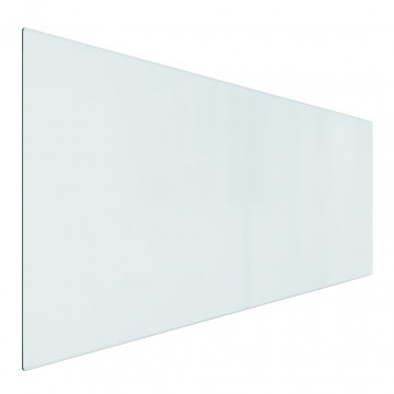 Placă de sticlă pentru șemineu, dreptunghiulară, 120x50 cm - Img 2