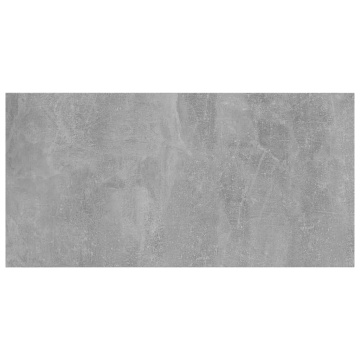 Plăci bibliotecă, gri beton, 4 buc, 60 x 30 x 1,5 cm, PAL - Img 4