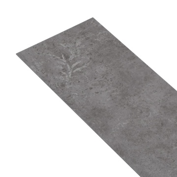 Plăci de pardoseală autoadezive, gri beton, 5,02 m², PVC, 2 mm - Img 4