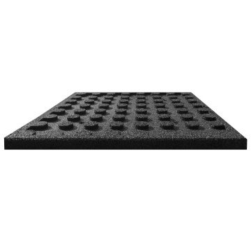 Plăci de protecție la cădere 18 buc. negru 50x50x3 cm cauciuc - Img 4