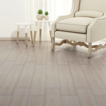 Plăci pardoseală autoadezive stejar clasic alb 5,02 m² 2 mm PVC - Img 4