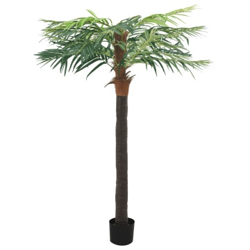 Plantă artificială palmier phoenix cu ghiveci, verde, 215 cm - Img 2