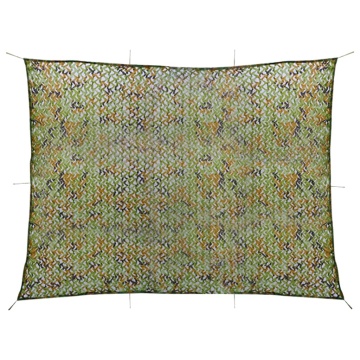 Plasă de camuflaj cu geantă de depozitare, verde, 2x4 m - Img 1