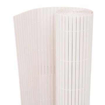Plasă de grădină cu două fețe PVC 150x500 cm Alb - Img 2