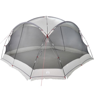 Plasă de țânțari pentru camping cu uși Gri pentru 8 persoane, impermeabilă - Img 2