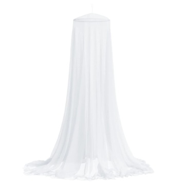 Plasa de tantari pentru pat 220 ochiuri alb 56x56x220 cm - Img 2
