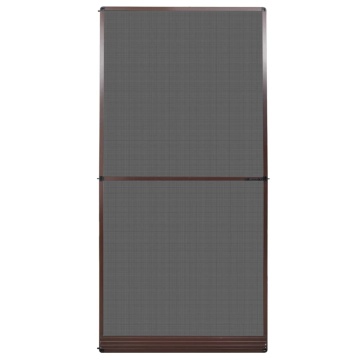 Plasă insecte cu balamale pentru uși, maro, 120 x 240 cm - Img 2