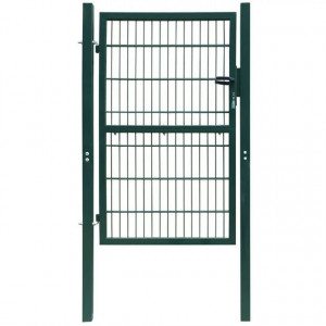 Poartă 2D pentru gard (simplă) 106 x 190 cm, verde - Img 1