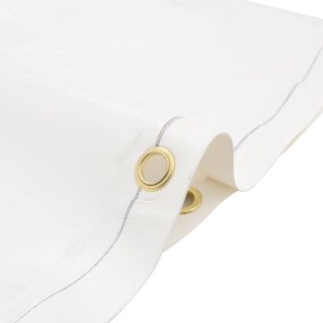Prelată, alb, 2,5x4,5 m, 650 g/m² - Img 4
