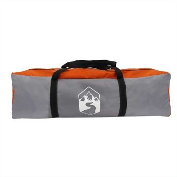 Prelată de camping gri/portocaliu, 460x305x210 cm, impermeabilă - Img 5