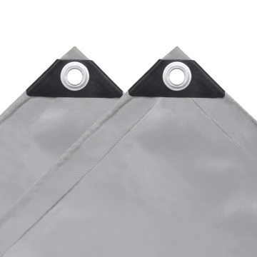 Prelată, gri, 650 g/m², 4x7 m - Img 4