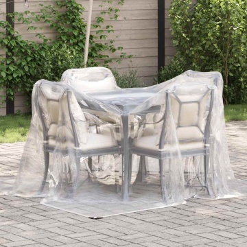 Prelata transparenta cu ochiuri 2x2 m polietilena - Img 1