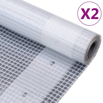 Prelate Leno, 2 buc., alb, 3x3 m, 260 g/m² - Img 1