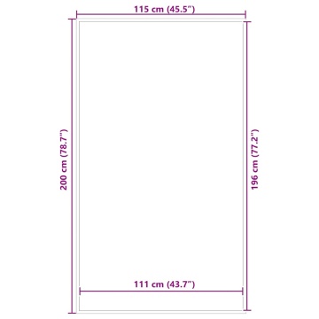Preș gri 115x200 cm - Img 6